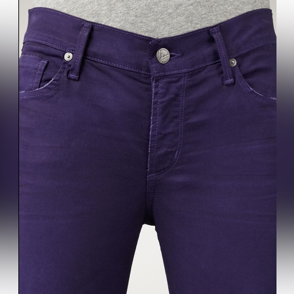 BNWOT CoH POISON (PURPLE) THOMPSON MEDIUM RISE CROPPED SKINNY JEANS - Picture 4 of 15